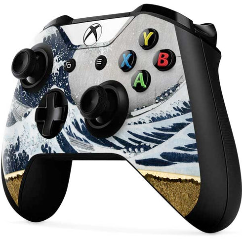Hokusai The Great Wave off Kanagawa Xbox One X Controller Skin