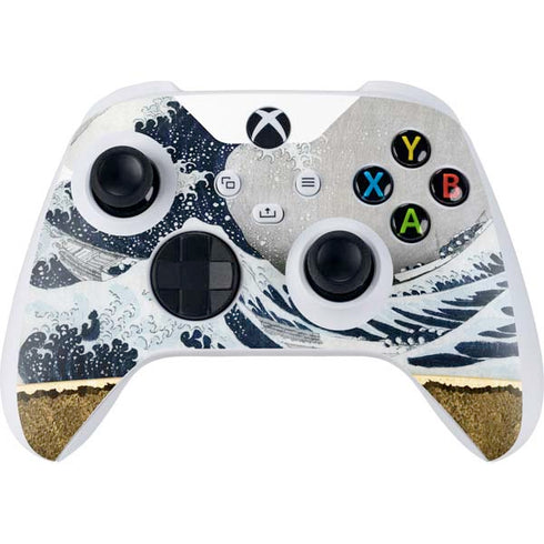 Hokusai The Great Wave off Kanagawa Xbox Series S Controller Skin