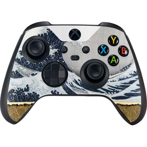 Hokusai The Great Wave off Kanagawa Xbox Series X Controller Skin