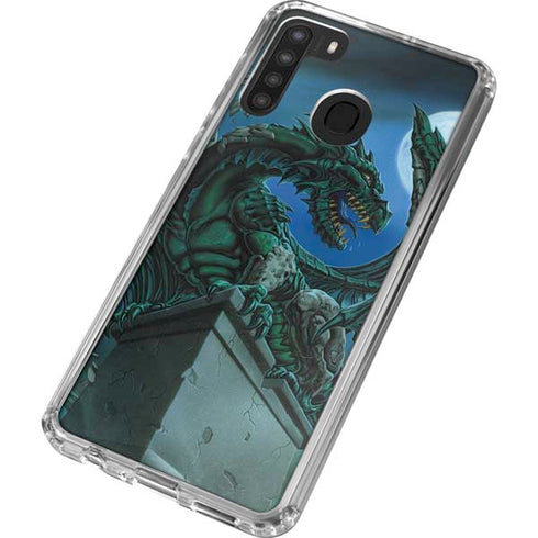 Ed Beard Jr. The Green Dragon Galaxy A21 Clear Case