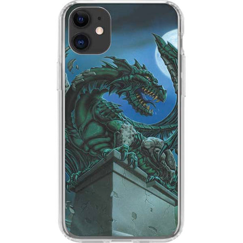 The Green Dragon by Ed Beard Jr iPhone 11 Clear Case