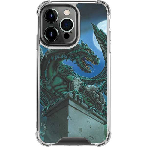 The Green Dragon by Ed Beard Jr iPhone 15 Pro Clear Case