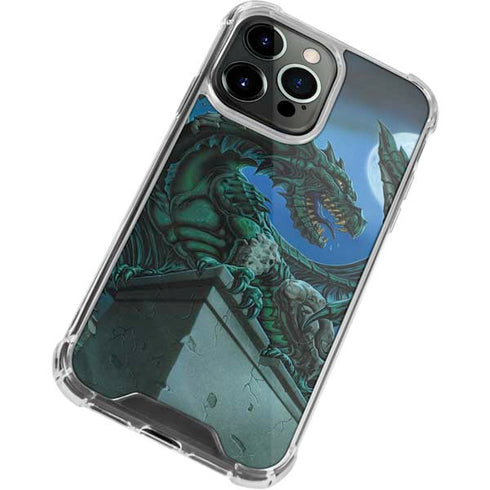 The Green Dragon by Ed Beard Jr iPhone 15 Pro Clear Case