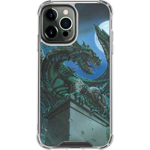The Green Dragon by Ed Beard Jr iPhone 15 Pro Max Clear Case