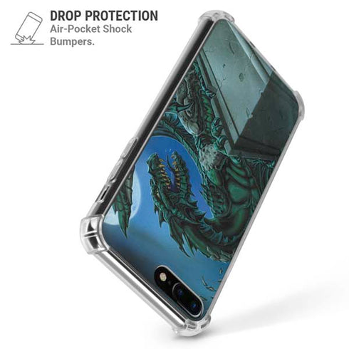 The Green Dragon by Ed Beard Jr iPhone 7/8 Plus Clear Case