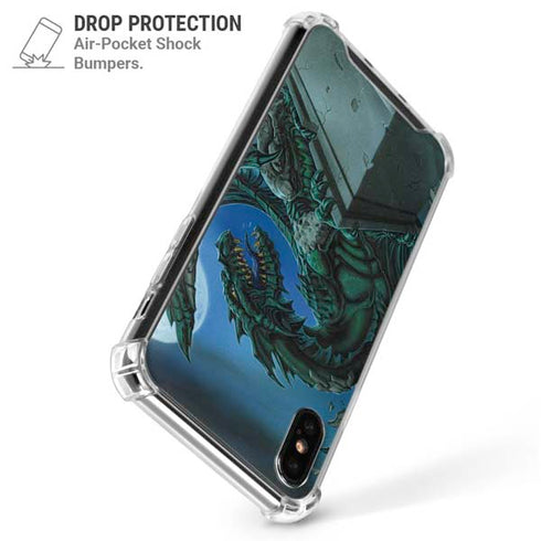 The Green Dragon by Ed Beard Jr iPhone XS Max Clear Case