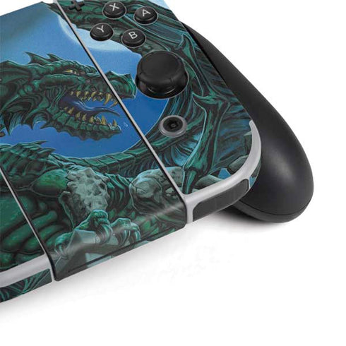 Ed Beard Jr. The Green Dragon Nintendo Switch OLED (2021) Skin