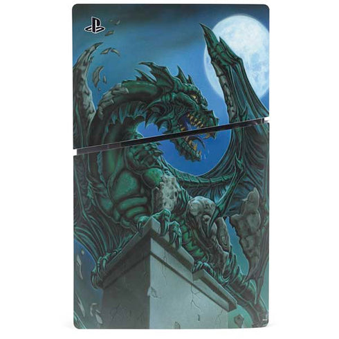 The Green Dragon by Ed Beard Jr PS5 Slim Disk Bundle Skin