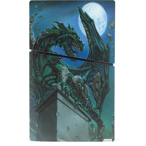 The Green Dragon by Ed Beard Jr PS5 Slim Digital Edition Bundle Skin