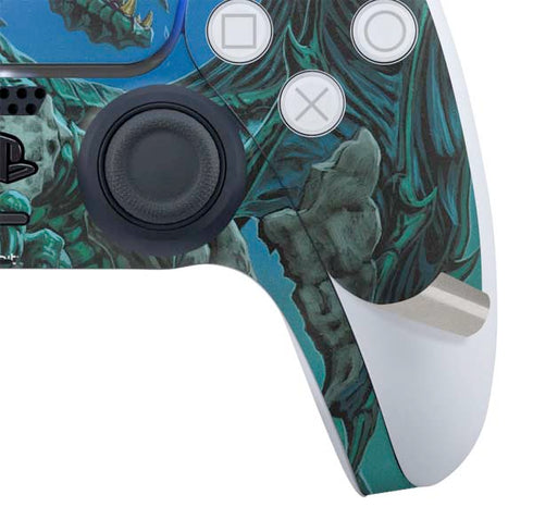 The Green Dragon by Ed Beard Jr PS5 Slim Digital Edition Bundle Skin