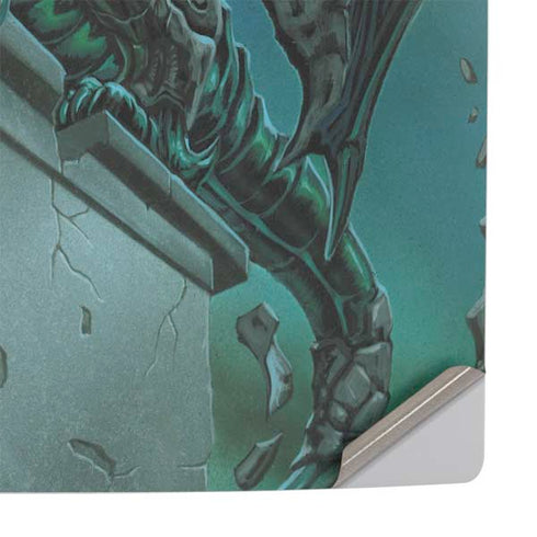 The Green Dragon by Ed Beard Jr PS5 Slim Digital Edition Console Skin