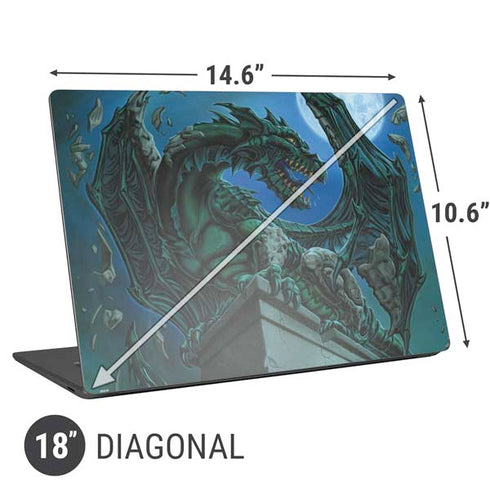 Ed Beard Jr. The Green Dragon Universal Laptop 18in (14.6 x 10.6in) Skin
