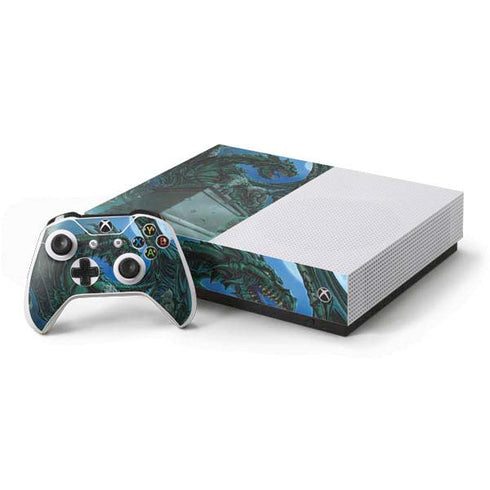 Ed Beard Jr. The Green Dragon Xbox One S All-Digital Edition Bundle Skin