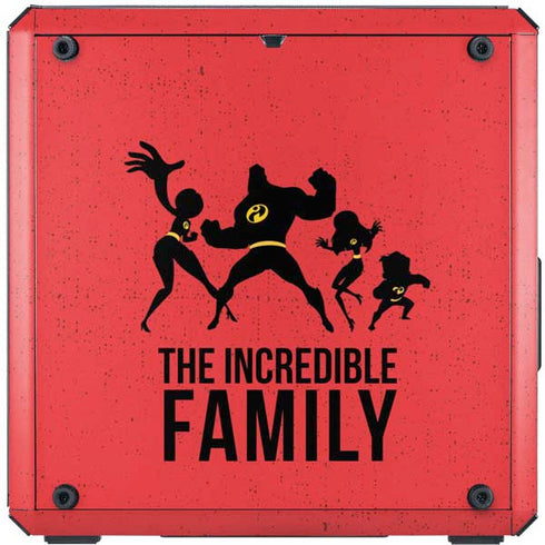 Disney The Incredibles Family Sillhouette Cooler Master MasterBox Q300L Mini Tower Skin