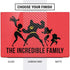 Disney The Incredibles Family Sillhouette Dell Vostro Skin