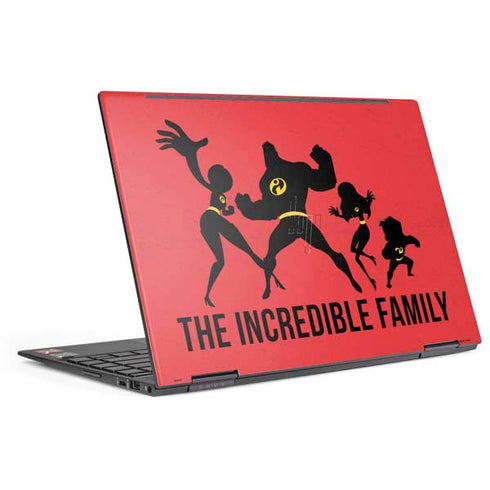Disney The Incredibles Family Sillhouette HP Envy Skin