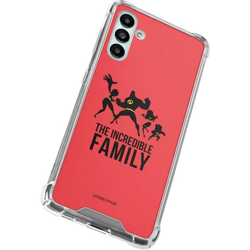 Disney The Incredibles Family Sillhouette Galaxy A13 5G Clear Case