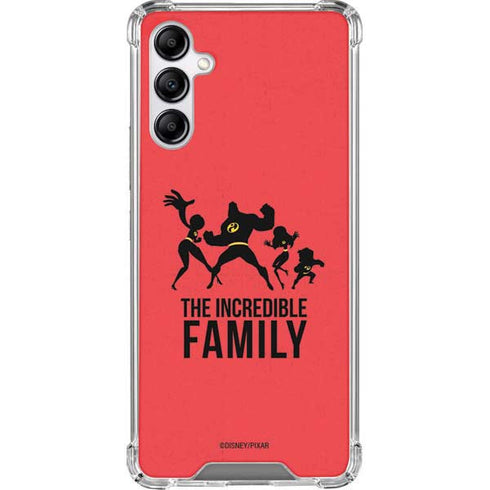 Disney The Incredibles Family Sillhouette Galaxy A14 5G Clear Case