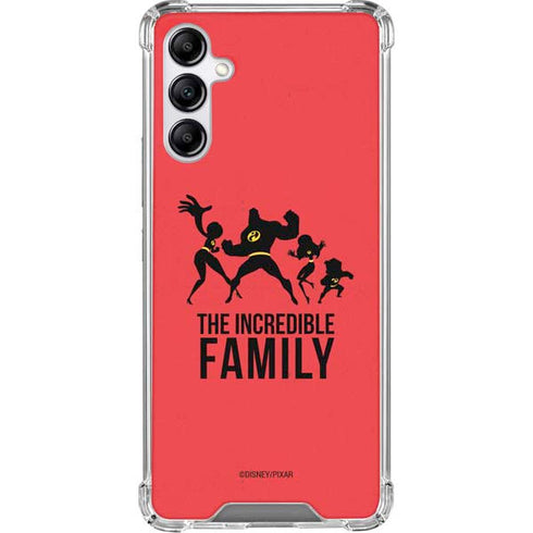 Disney The Incredibles Family Sillhouette Galaxy A15 5G Clear Case