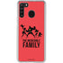 Disney The Incredibles Family Sillhouette Galaxy A21 Clear Case