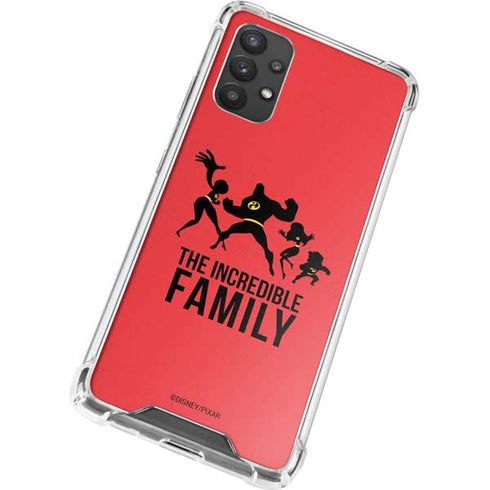 Disney The Incredibles Family Sillhouette Galaxy A32 5G Clear Case