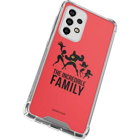 Disney The Incredibles Family Sillhouette Galaxy A53 5G Clear Case