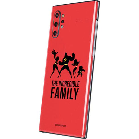 Disney The Incredibles Family Sillhouette Galaxy Note 10 Plus Skin