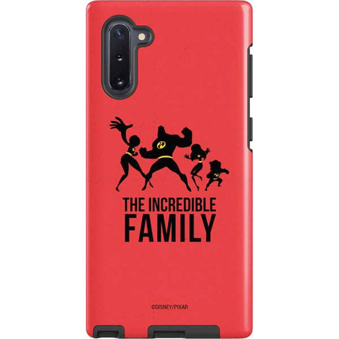 Disney The Incredibles Family Sillhouette Galaxy Note 10 Pro Case