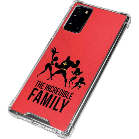 Disney The Incredibles Family Sillhouette Galaxy Note20 5G Clear Case