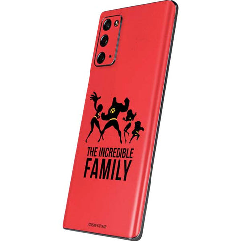 Disney The Incredibles Family Sillhouette Galaxy Note20 5G Skin