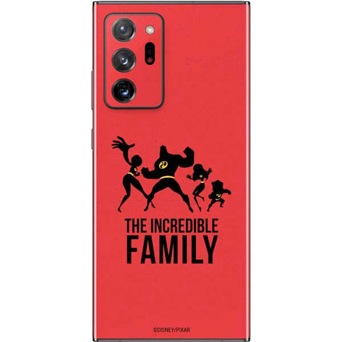 Disney The Incredibles Family Sillhouette Galaxy Note20 Ultra 5G Skin