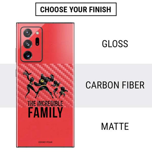 Disney The Incredibles Family Sillhouette Galaxy Note20 Ultra 5G Skin