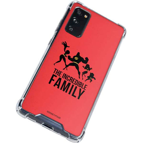 Disney The Incredibles Family Sillhouette Galaxy S20 FE Clear Case