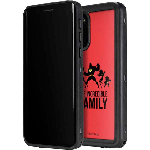 Disney The Incredibles Family Sillhouette Galaxy S20 Plus Waterproof Case