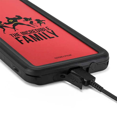 Disney The Incredibles Family Sillhouette Galaxy S20 Plus Waterproof Case