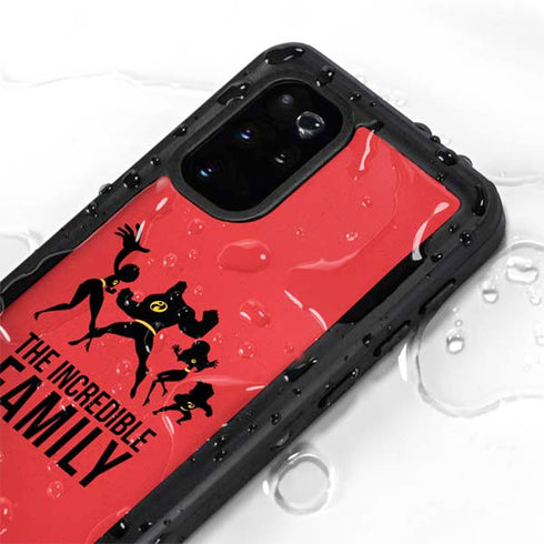 Disney The Incredibles Family Sillhouette Galaxy S20 Plus Waterproof Case