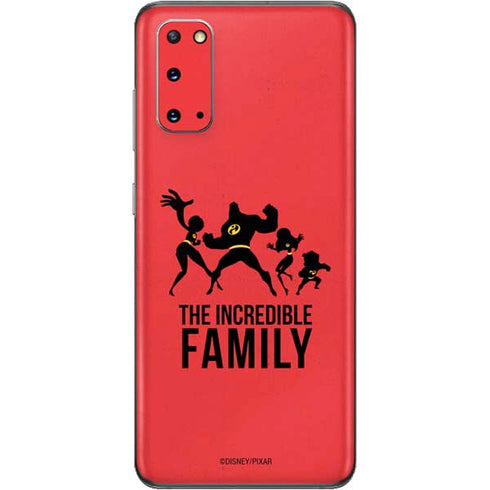 Disney The Incredibles Family Sillhouette Galaxy S20 Skin