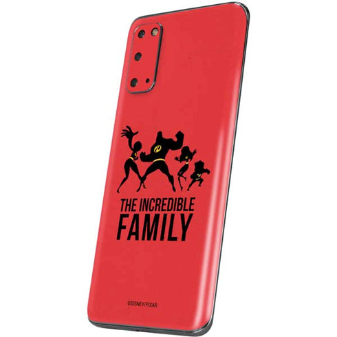 Disney The Incredibles Family Sillhouette Galaxy S20 Skin