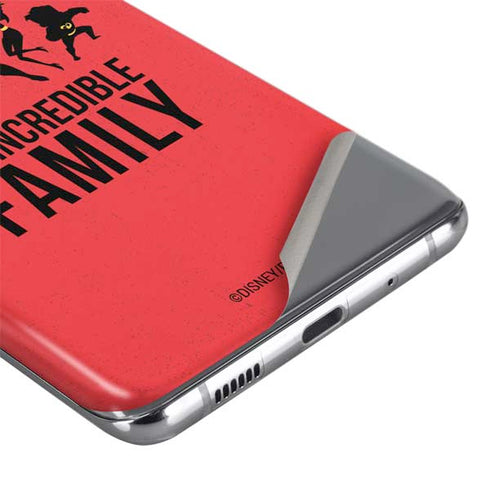 Disney The Incredibles Family Sillhouette Galaxy S20 Skin