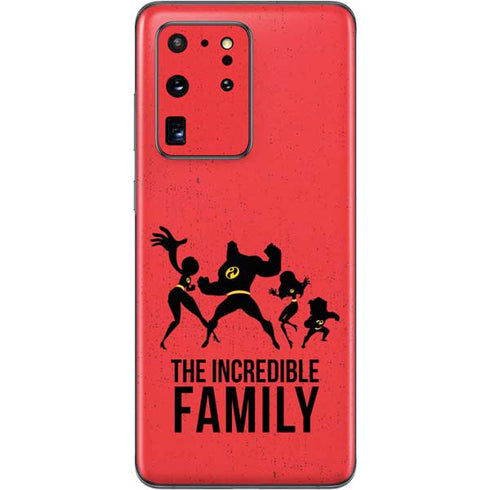 Disney The Incredibles Family Sillhouette Galaxy S20 Ultra 5G Skin