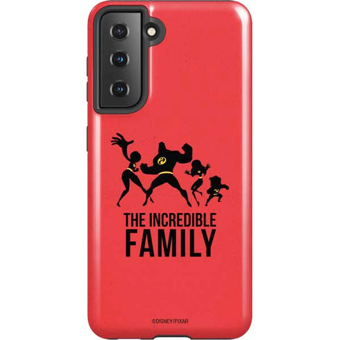 Disney The Incredibles Family Sillhouette Galaxy S21 5G Pro Case