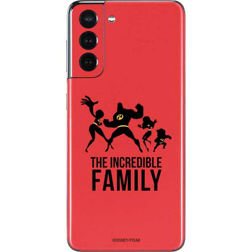 Disney The Incredibles Family Sillhouette Galaxy S21 5G Skin
