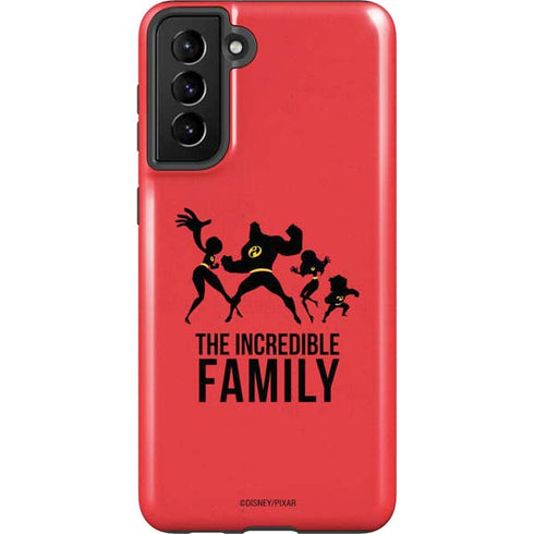 Disney The Incredibles Family Sillhouette Galaxy S21 FE Pro Case