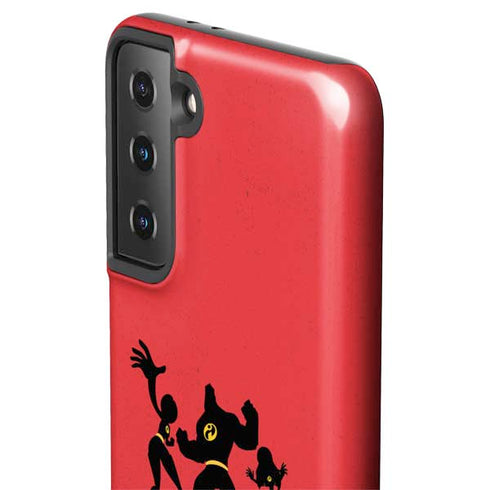 Disney The Incredibles Family Sillhouette Galaxy S21 FE Pro Case