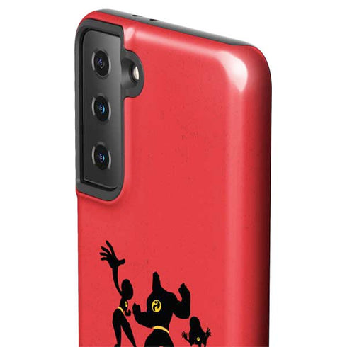 Disney The Incredibles Family Sillhouette Galaxy S21 Plus 5G Pro Case