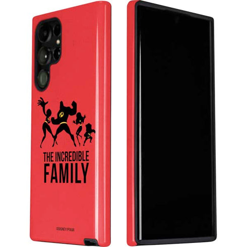 Disney The Incredibles Family Sillhouette Galaxy S22 Ultra Pro Case