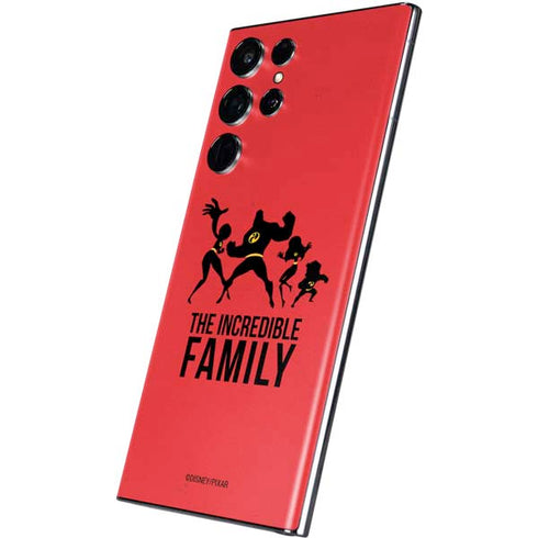 Disney The Incredibles Family Sillhouette Galaxy S22 Ultra Skin