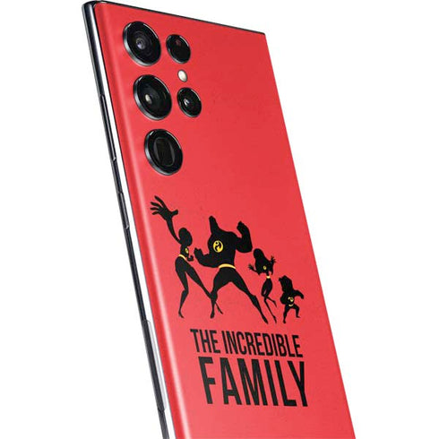 Disney The Incredibles Family Sillhouette Galaxy S22 Ultra Skin