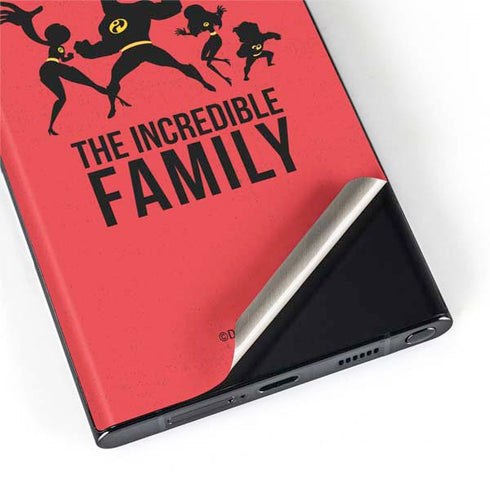 Disney The Incredibles Family Sillhouette Galaxy S22 Ultra Skin