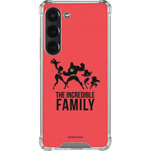 Disney The Incredibles Family Sillhouette Galaxy S23 Clear Case